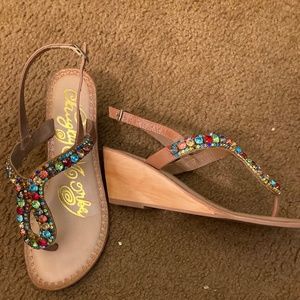 Size 7 womens  sandals
